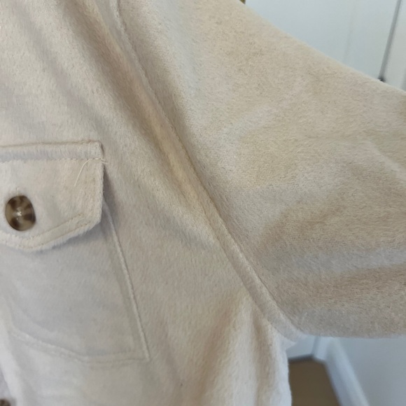 Beautiful and soft - never worn, creamy shacket. - Picture 7 of 7